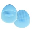 Facial Pore Cleansing Pads, Silicone Face Scrubbers Soft Exfoliators Cleansing Tool Massage Washing Pore Cleanser Blackhead Removing Baby Pet Shower (1, Blue)