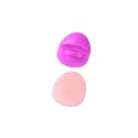 Facial Pore Cleansing Pads, Silicone Face Scrubbers Soft Exfoliators Cleansing Tool Massage Washing Pore Cleanser Blackhead Removing Baby Pet Shower (2, Pink + Light Pink)