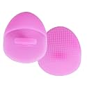 Facial Pore Cleansing Pads, Silicone Face Scrubbers Soft Exfoliators Cleansing Tool Massage Washing Pore Cleanser Blackhead Removing Baby Pet Shower (1, Pink)