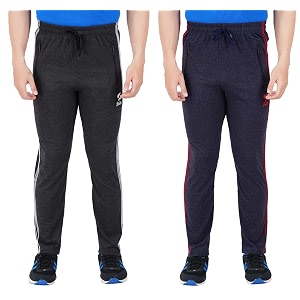 GUIDE Mens Regular Fit Trackpants Pack of