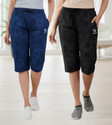 Guide Women Black, Dark Blue Capri
