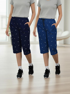 guide women dark blue blue capri