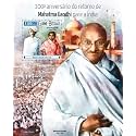 Guinea Bissau 2015 Mahatma Gandhi Return to India 100th Aniv Taj Mahal Stamps Miniature Sheet MNH