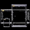 GuineaLoft™ Crystal Clear Custom Acrylic Bird Cage (Model-ET2)