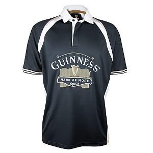 guinness black made of more rugby jersey