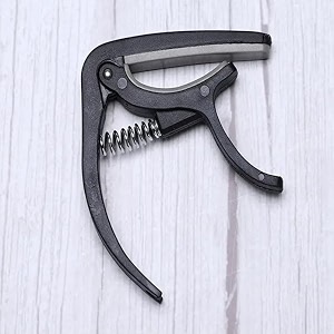 guitar capo with pickup stand soft pad for acoustic and electric guitar ukulele mandolin banjo guitar accessories