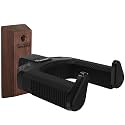 Guitar Wall Mount, Auto Lock Guitar Hanger Acacia Hardwood, Guitar Wall Hangers, Guitar Holder Hook Wall Stand for Classical, Acoustic, Electric Guitar, Bass, Ukulele, Gift for Guitar Player