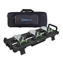 GUITTO Guitar Pedalboard, Secure Clip-On Design Aluminum Alloy Pedal Board with Carry Bag, No Adhesive Needed for Effects Pedals, for Gigs and Rehearsals, GPB-01 Small