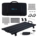 GUITTO Guitar Pedalboard, Secure Clip-On Design Aluminum Alloy Pedal Board with Carry Bag, No Adhesive Needed for Effects Pedals, for Gigs and Rehearsals, GPB-03 Large