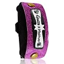GUITTO Guitar String Mute Dampener, Fretboard Muting Wraps with Built-in Pick Holder for Electric Acoustic Guitar Bass, Adjustable Neck Wrap String Muters for Recording and Tapping GGF-03 Purple