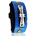 GUITTO Guitar String Mute Dampener, Fretboard Muting Wraps with Built-in Pick Holder for Electric Acoustic Guitar Bass, Adjustable Neck Wrap String Muters for Recording and Tapping GGF-03 Blue