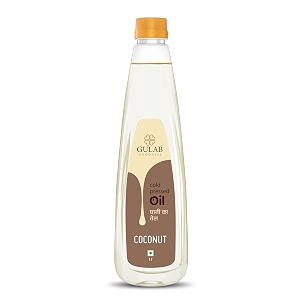 gulab cold pressed coconut oil - 1 litre 100 pure amp natural