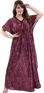 gulabi vastra women nighty pink