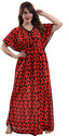 GULABI VASTRA Women Nighty (Red)
