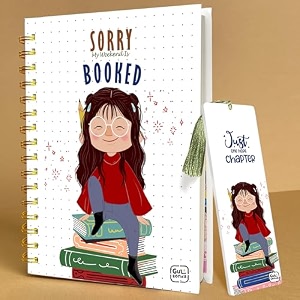 a5 premium hardcover diary notebook  free bookmark  23 x 15 cm  120 gsm 80 lined pages  waterproof cover  perfect for journaling amp gifting sorry my weekend is booked