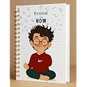 A5 Premium Hardcover Diary Notebook | Free Bookmark | 23 x 15 CM | 120 GSM, 80 Dotted Pages | Waterproof Cover | Perfect for Journaling &amp; Gifting (Rooted In Now)