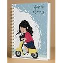 A5 Premium Hardcover Diary Notebook | Free Bookmark | 23 x 15 CM | 120 GSM, 80 Dotted Pages | Waterproof Cover | Perfect for Journaling &amp; Gifting (Trust The Process)