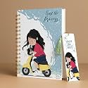 A5 Premium Hardcover Diary Notebook | Free Bookmark | 23 x 15 CM | 120 GSM, 80 Lined Pages | Waterproof Cover | Perfect for Journaling &amp; Gifting (Trust The Process)
