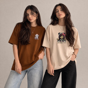 guldar Graphic Print Women Round Neck Multicolor