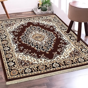 GULDASTA Acrylic Carpet 5x7 Feet BCF Floral