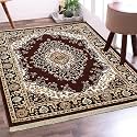 GULDASTA Acrylic Carpet 5x7 Feet BCF Floral
