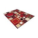 GULDASTA Acrylic Extra Large Carpet 6x8 Feet Area Rug Living Room | Anti-Slip Washable Soft Home Decor Mat