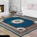 GULDASTA Blue Carpet 6x8 Feet for Living