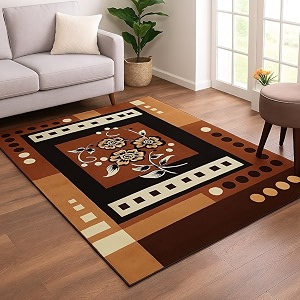 GULDASTA Floral Carpet for Living Room 6x8