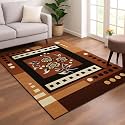 GULDASTA Floral Carpet for Living Room 6x8