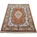 GULDASTA Premium Floral Carpet Size 5x7 Feet Soft Multi-Color Living Room Bedroom Area Rug Anti-Slip Washable Home Decor
