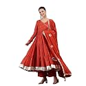 Gulmohar Jaipur Women39s Malmal Solid Angrakha Neck