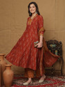 Gulmohar Jaipur Women Kurta Palazzo Attached Dupatta