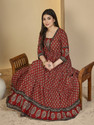 Gulmohar Jaipur Women Printed Anarkali Kurta