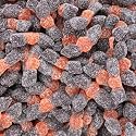 Gummy Halloween Candy Sour Bats - Sugar Sanded Grape and Orange Bat Shaped Sour Gummies - Spooky and Scary Bat Shaped Halloween Candy Gummy Treats (1 Pound)