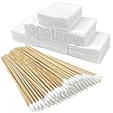 Gun Cleaning Supplies Kit for All Firearms - with 2'' Lint-Free Patches & 6'' Long Cotton Swabs - Professional Handgun, Rifle & Shotgun Maintenance for Hunters & Sport Shooters