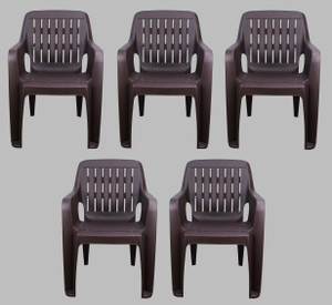 gunatit plastic living room chair finish color - design 3 - po5 pre-assembled
