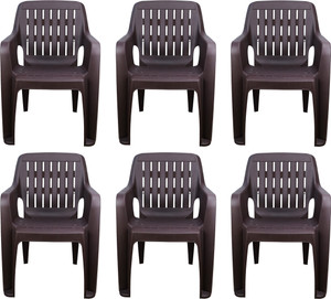 gunatit plastic living room chair finish color - design 6 - po6 pre-assembled