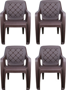 gunatit plastic living room chair finish color - design 4 - po4 pre-assembled