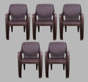 Gunatit Plastic Living Room Chair (Finish Color - Design 2 - PO5, Pre-assembled)