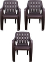 Gunatit Plastic Living Room Chair (Finish Color - Design 6 - PO3, Pre-assembled)