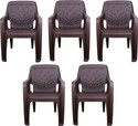 Gunatit Plastic Living Room Chair (Finish Color - Design 5 - PO5, Pre-assembled)