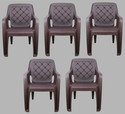 Gunatit Plastic Living Room Chair (Finish Color - Design 1 - PO5, Pre-assembled)