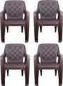 Gunatit Plastic Living Room Chair (Finish Color - Design 4 - PO4, Pre-assembled)