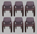 Gunatit Plastic Living Room Chair (Finish Color - Design 2 - PO6, Pre-assembled)