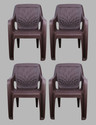 Gunatit Plastic Living Room Chair (Finish Color - Design 2 - PO4, Pre-assembled)