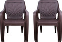 Gunatit Plastic Living Room Chair (Finish Color - Design 5 - PO2, Pre-assembled)