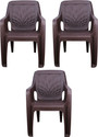 Gunatit Plastic Living Room Chair (Finish Color - Design 5 - PO3, Pre-assembled)