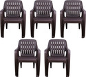 Gunatit Plastic Living Room Chair (Finish Color - Design 6 - PO5, Pre-assembled)