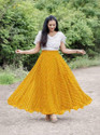 GUNHILD Women Crop Top Skirt Set