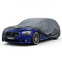 GUNHYI Premium Car Cover Custom Fit Dodge Magnum, 16 Layers Heavy Duty Car Cover Waterproof All Weather with Zipper Door for Sun Rain Snow Dust Uv Protection